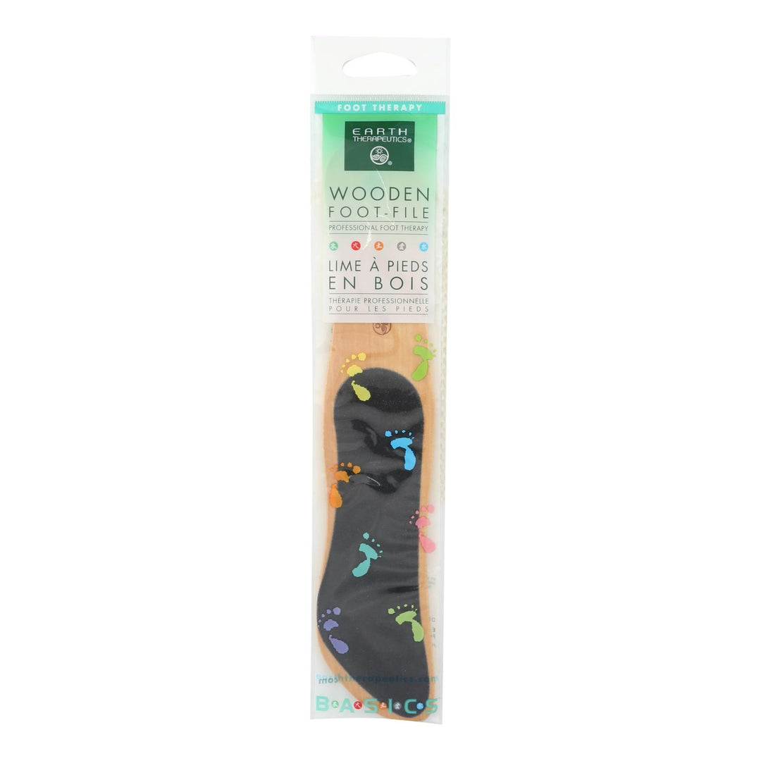 Earth Therapeutics Wooden Foot File - 1 File - Maras Green